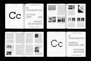 *In Conversation, 2020–2021: Dialogues, with Artists, Curators, and Scholars*, softcover, 172 pages, 9 × 11.5 in., edited by Dan Byers, published by Carpenter Center for the Visual Arts, Harvard University, 2023