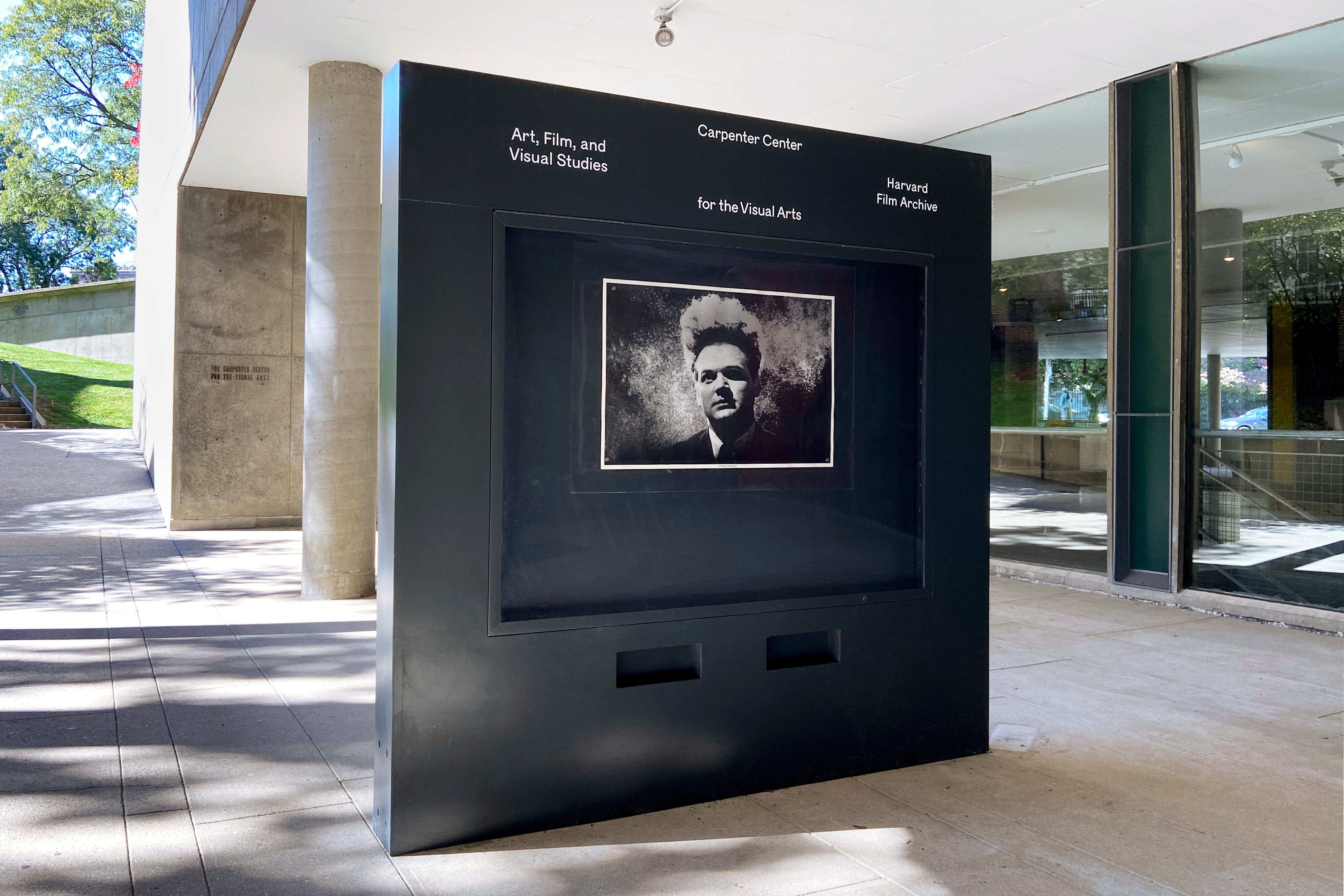 Poster Kiosk, Carpenter Center for the Visual Arts, Harvard University, 2021