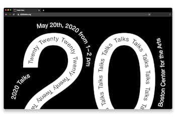 2020 Talks, website design and programming, 2020
