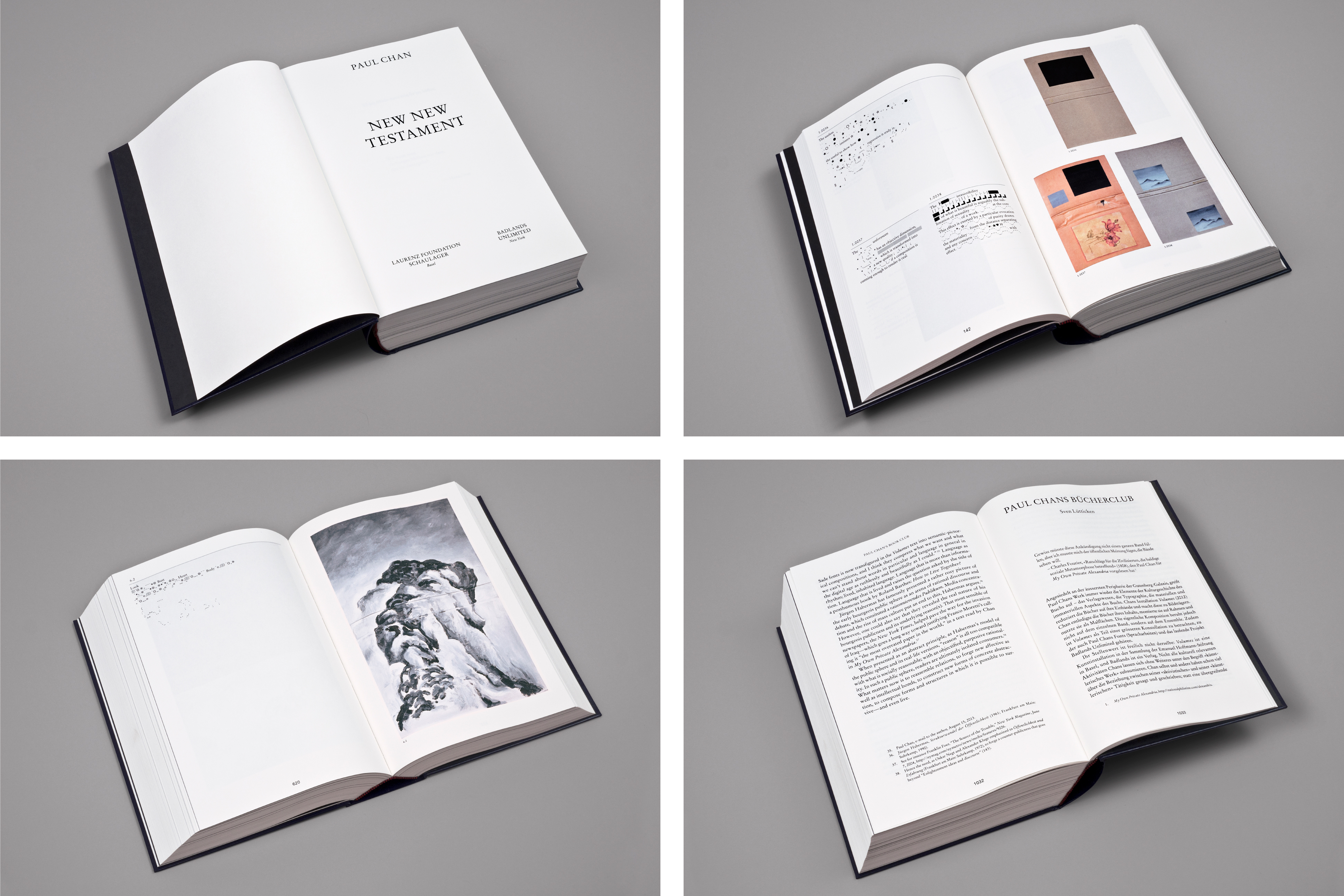 *Paul Chan: New New Testament*, hardcover, 1,082 pages, 8 × 11.8 in., edited by Karen Marta, published by Schaulager, Basel, 2014