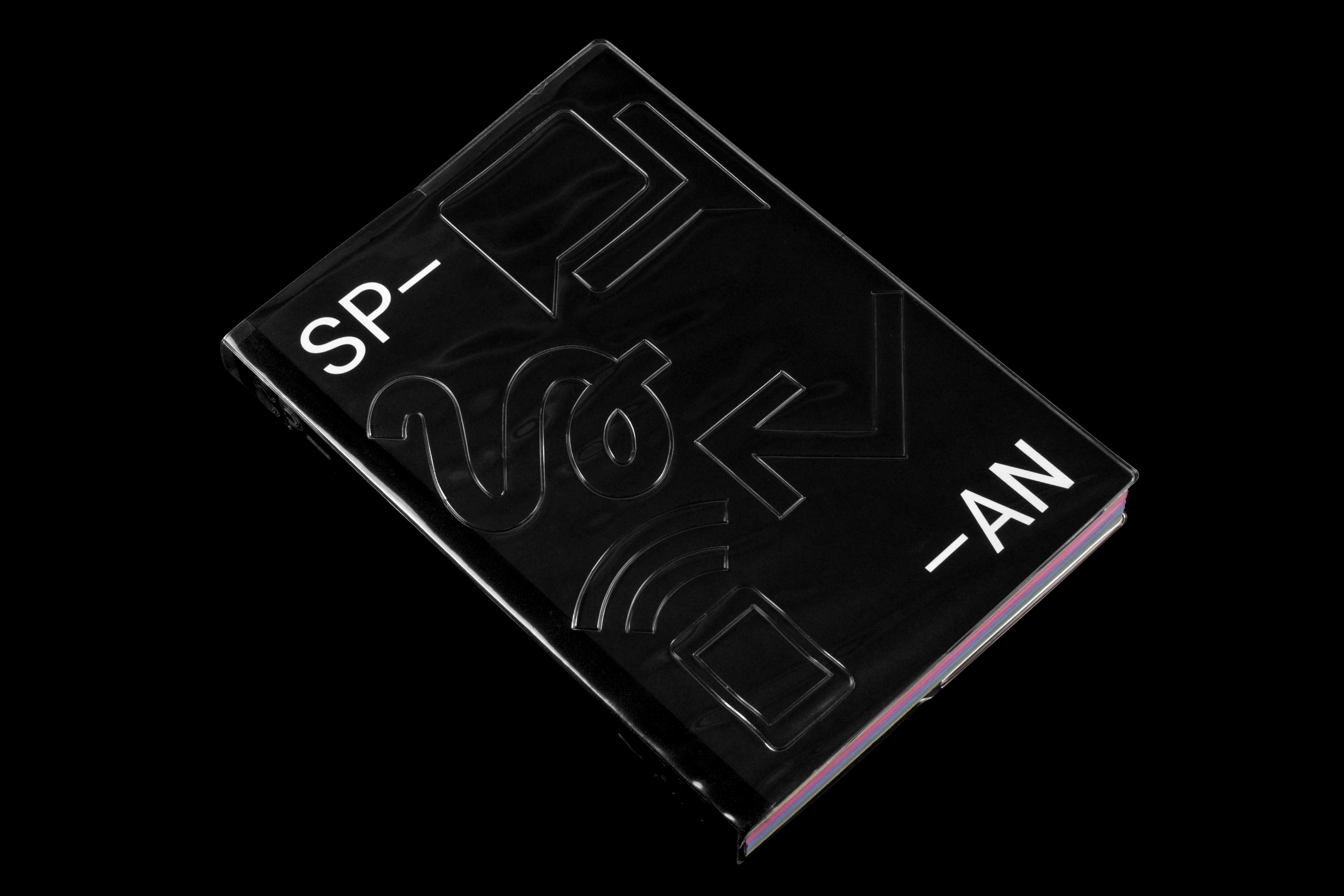 *SPAN*, softcover with heat embossed sleeve, 172 pages, 5.75 × 8.25 in., edited by Rob Giampietro and Amber Bravo, published by Google, 2015